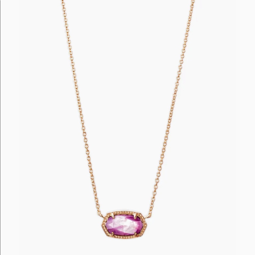 Kendra Scott Elisa Lilac Necklace